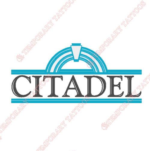 The Citadel Bulldogs Customize Temporary Tattoos Stickers NO.6566
